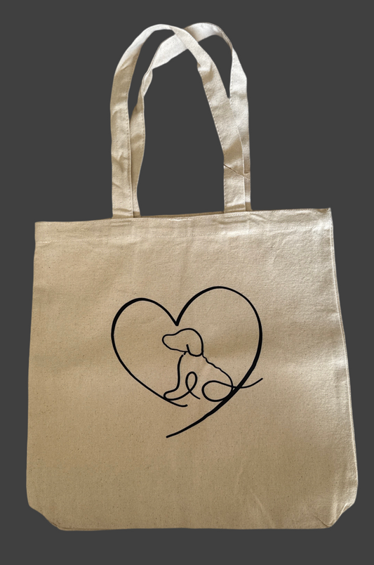 Minimalist Dog Lover Tote